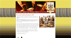 Desktop Screenshot of prescottsgrill.com