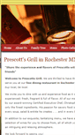 Mobile Screenshot of prescottsgrill.com